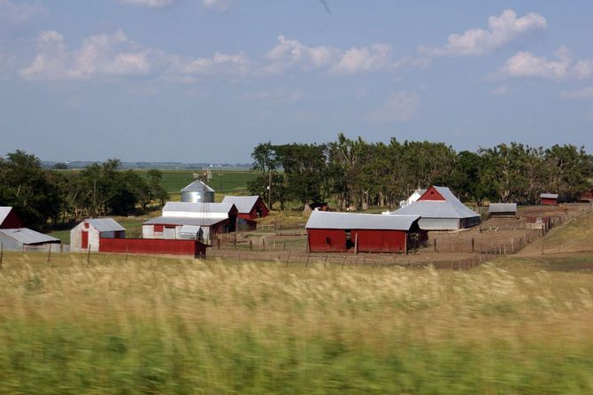 Eine Farm am Wegesrand