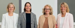 Prof. Daniela Holle, HS Bochum, Prof. Änne Dörte Latteck, Hochschule Bielefeld, Prof. Christiane Knecht, FH Münster, Prof. Karin Tiesmeyer EvH Bochum