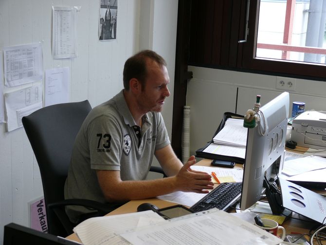 Matthias Wiemers, einer der hauptamtlichen Mitarbeiter im Projekt