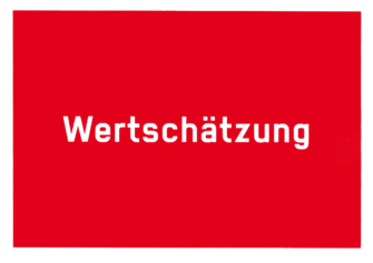 Wertschätzung