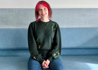 Anna-Lena Goldner hat den Bachelorstudiengang Logopädie absolviert. Ein Portraitbild von Anna-Lena Goldner.