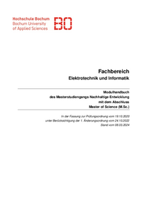 Modulhandbuch Master Nachhaltige Entwicklung (PO 2020, Stand: 08.03.2024)