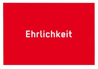 Ehrlichkeit