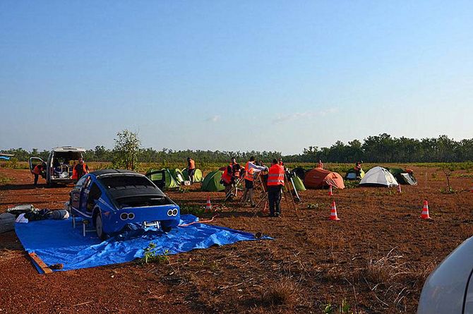 Abendladephase (I) und Camp