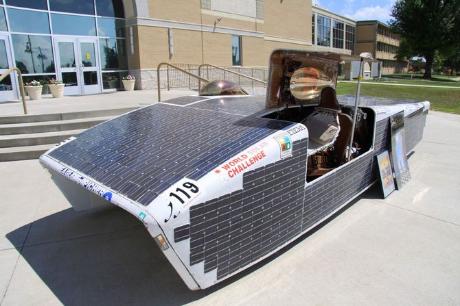 SolarCar aus den Anfängen des Events