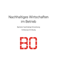 Evaluation "Nachhaltiges Wirtschaften im Betrieb"