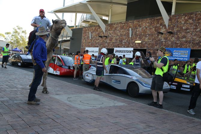 Am Start in Alice Springs