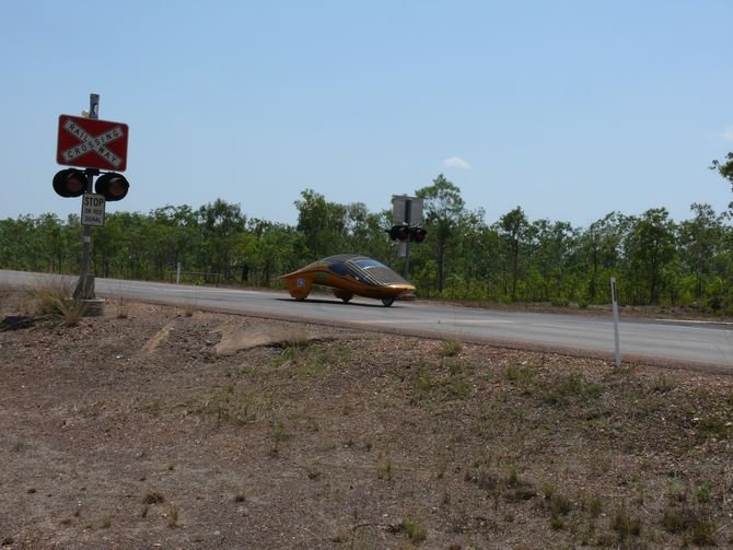 SolarWorld No.1 auf der Channel Island Road in der Nähe von Darwin (I)