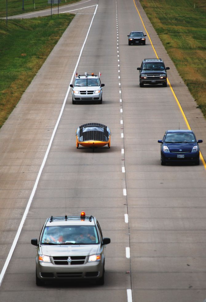 Unterwegs auf dem Highway Richtung Norden