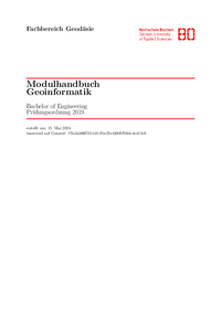 Modulhandbuch Bachelor Geoinformatik (15. Mai 2024)